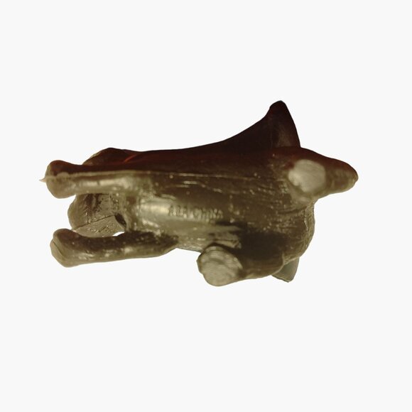 Miniature Toy Dog  Black Blue Cape Dollhouse - Picture 9 of 10